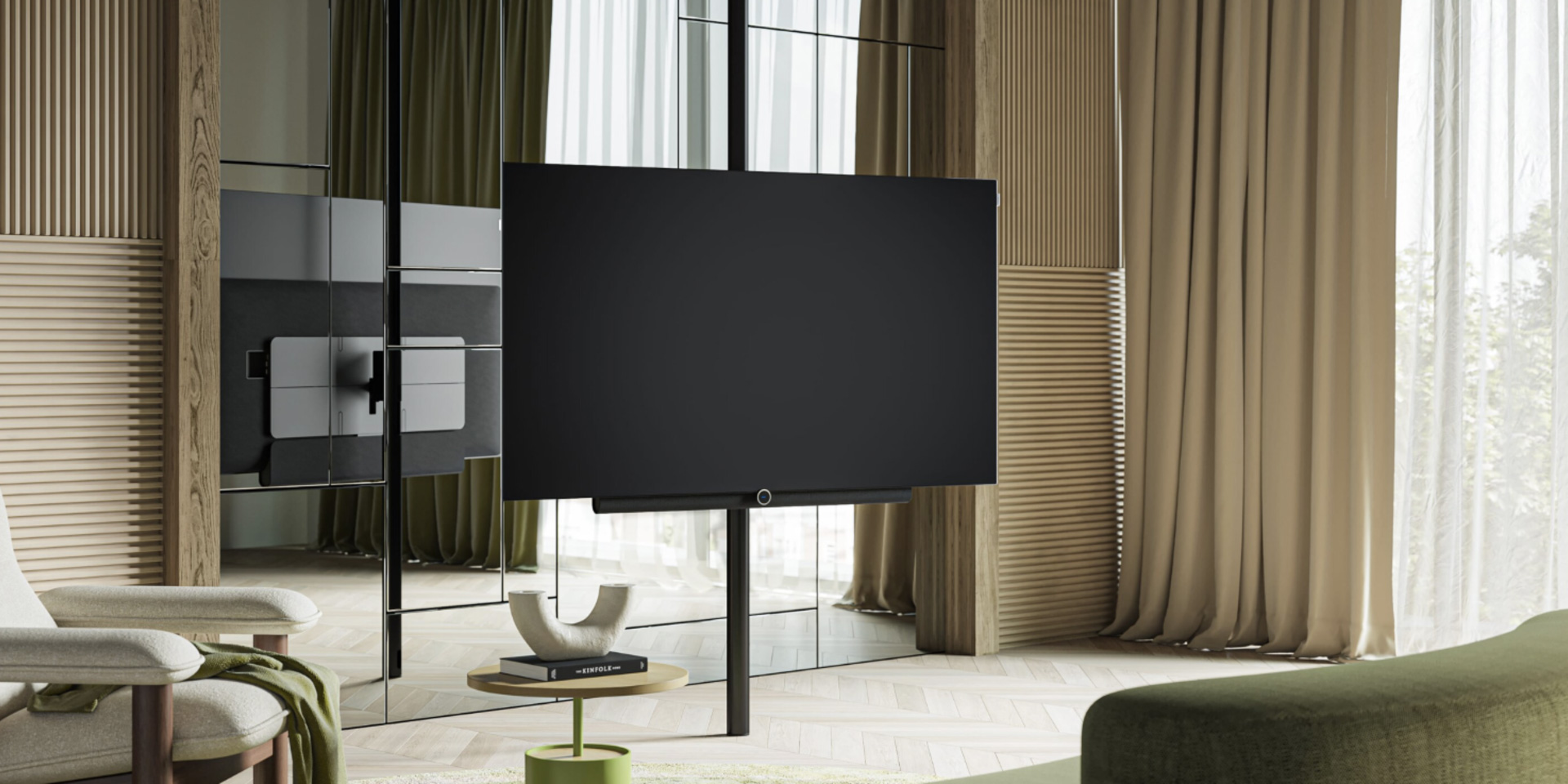 Der LOEWE Stellar 4k OLED Smart-TV. Anspruchsvolles 360° Design. Qualität Made in Germany. 