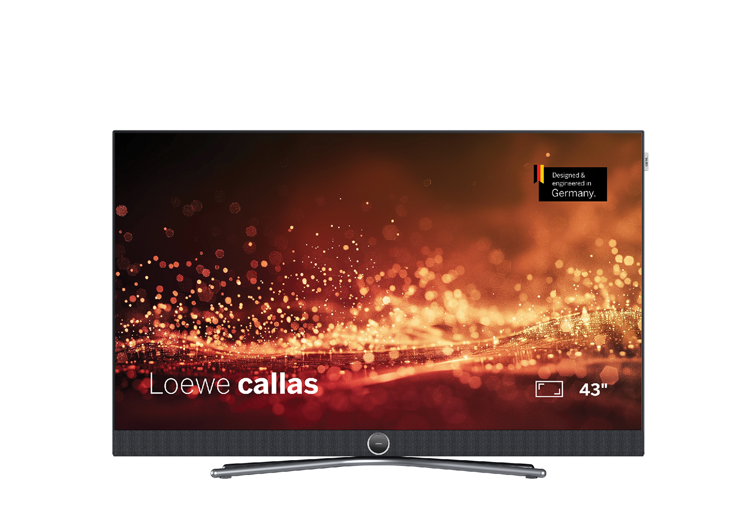 Der Loewe callas ist ein kompakter, sehr leistungsstarker Smart-TV mit unbegrenztem Entertainment - dank seiner vielseitigen, technisch ausgefeilten Ausstattung. Ein maßgeschneidertes Panel mit superschneller Smart-Plattform, feiner Auflösung und HDR-Verarbeitung mit Dolby Vision™ sorgen für erstklassige Bildqualität und komfortables Entertainment inklusive Apple AirPlay und DTS Play-Fi. Die integrierte Front-Soundbar liefert beeindruckende Film-Action und klare Sprachwiedergabe.